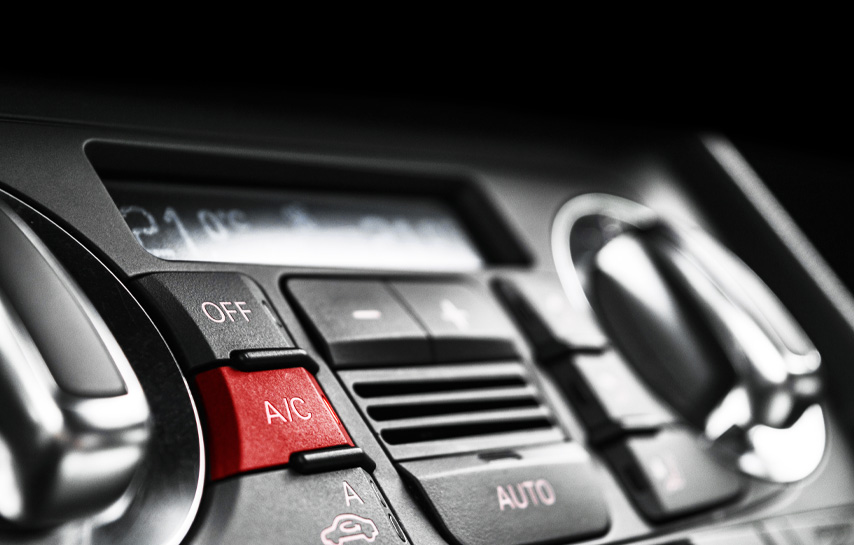 vehicle dashboard closeup